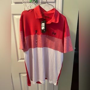 NWT Under Armour playoff polo